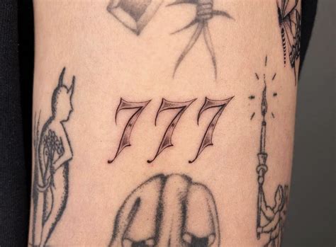 sophie mit 777 tattoo|Angel Number Tattoo 777: Symbolism, Design Ideas, and Meaning.